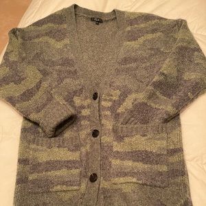 Brand New Rails open camouflage sweater. So soft. Perfect length!